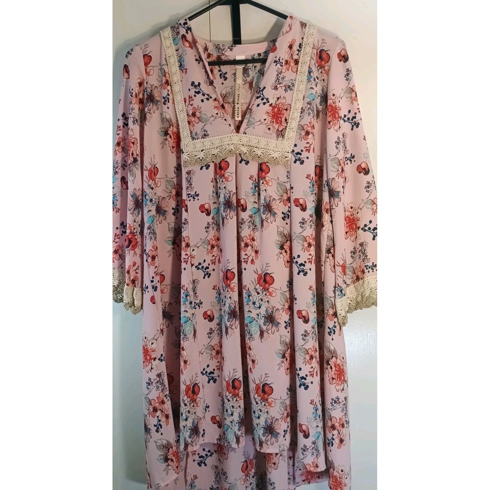 Uncle Frank ivy Jane Womens Dress NWT Small Pink Cottagecore Coquette floral